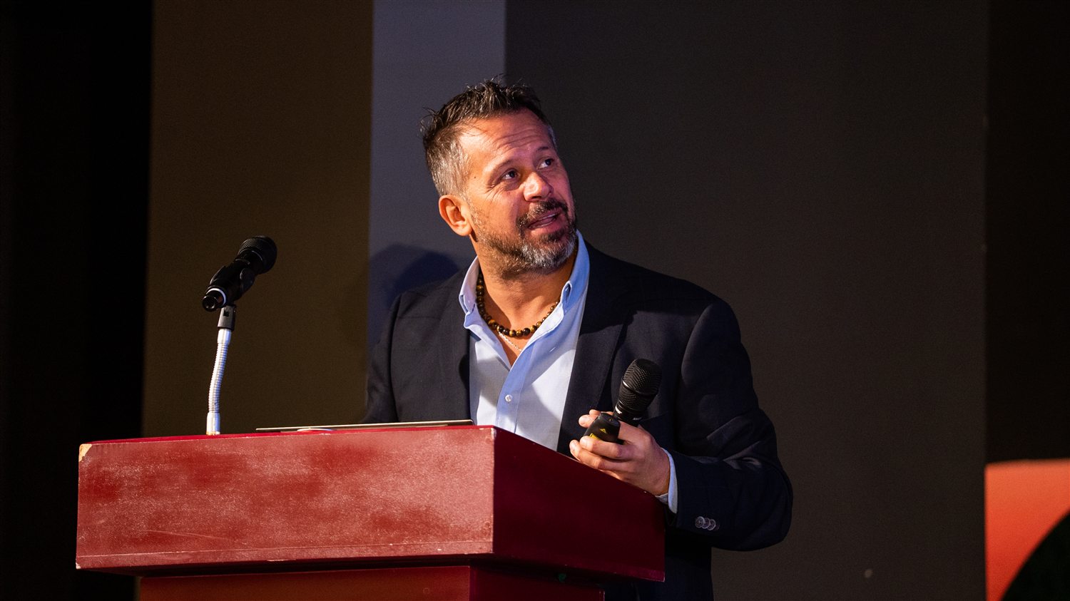 Expositor en una charla magistral